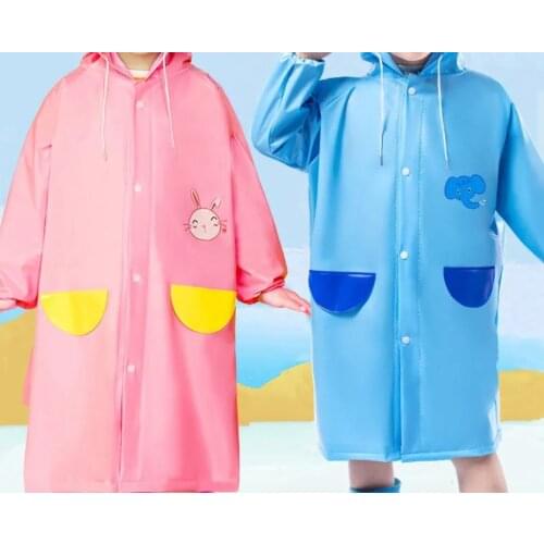Children raincoat with Schoolbag Girl Boy Children Raincoat children Kindergarten pupils raincoat children men and women