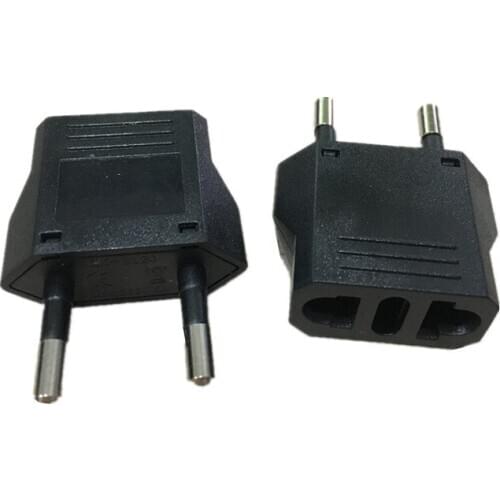 EU European Germany KR Plug Adapter Brazil US To EU Euro European Travel Power Plug AC Adapters Outlet Converter Electric Socket