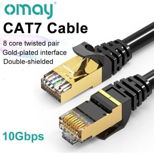 Ethernet Cable RJ45 Cat7 Lan Cable UTP RJ 45 Network Cable for Cat6 Compatible Patch Cord for Modem Router Cable EthernetOMAY
