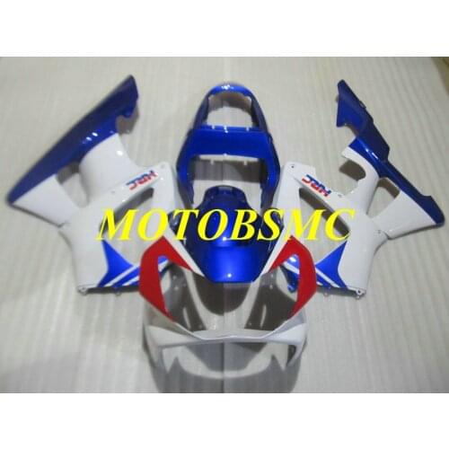 Injection Fairing kit for CBR900RR 929 00 01 CBR 900 RR CBR 900RR 2000 2001ABS Blue white Fairings bodywork+gifts HE44