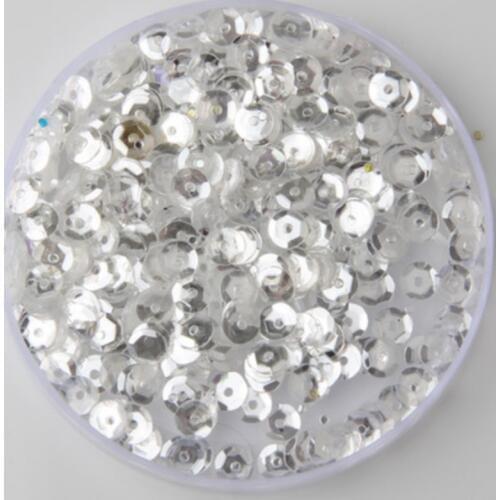 30g/50g 5mm Crystal Transparent Round Cup Loose Sequin Paillette Sewing,Wedding Craft,Women KidsDIY Garment Accessory SFGZ15
