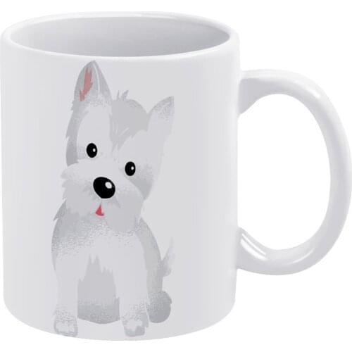 West Highland White Terrier Mug Wholesale Retro Mug Porcelain Tea Cups