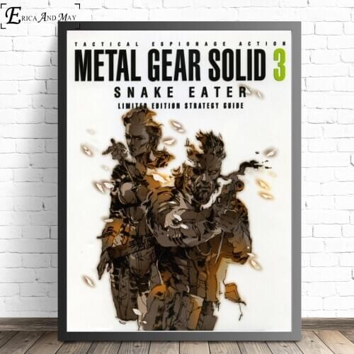 Metal Gear Solid MGS Video Game Poster And Print Canvas Art Painting Wall Pictures For Living Room Decoration Home Decor