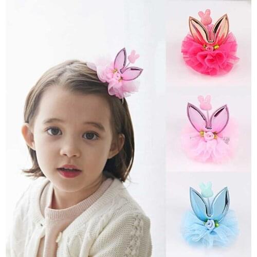 Fashion Children Headwear Princess Hair Clips Hairbands Hair Accessories Barrettes Lace Hairgrip Hairpin For Cute Baby