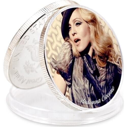 Challenge Coin Madonna Siliver Plated Coin Challenge Coin Business Challenge Coin 2021 Holiday Gift