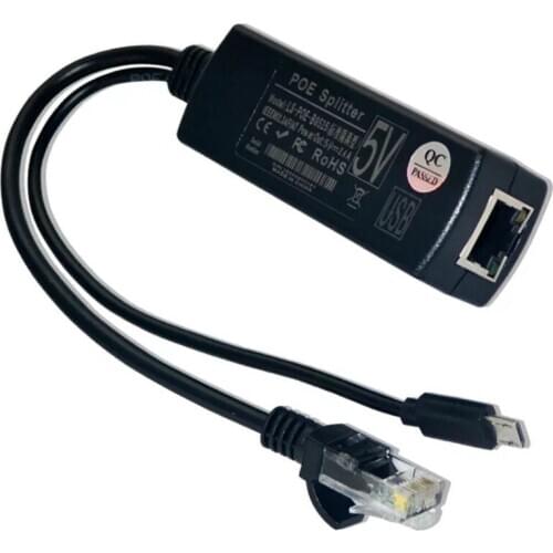 POE splitter 48V to 5V Poe power supply module micro USB standard isolation separator