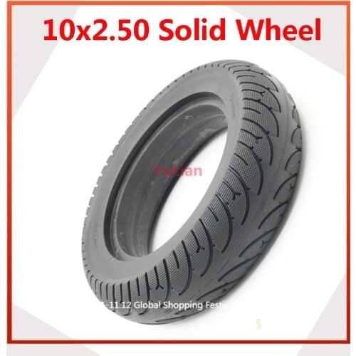High quality 10x2.50 tubeless wheel tire solid tire pneumatic electric scooter tire 8 / 10 inch Electric Scooter accessories