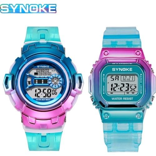 SYNOKE Original Brand Women Watches Digital Watch Woman Fashion LED Ladies Clock Waterproof Electronic Wristwatch Montre Femme