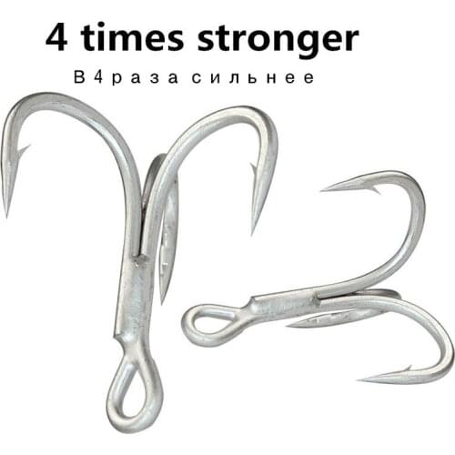 10pcs Triple Treble Hooks Fishing Anchor Carp Fish Lure Accessories Feeder Tackle Saltwater Tools Material De Pesca Jig fishhook