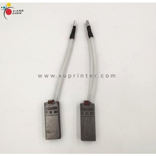 6 Pieces 61.101.2012 Machine Carbon Brushes 50/84 090 Size 10*6*40mm Offset Printing Machine Replacement