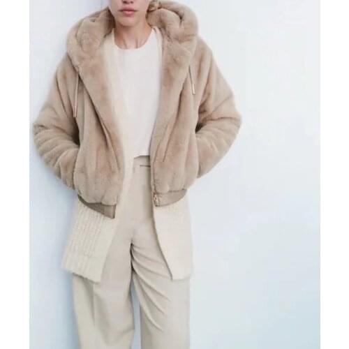 URMASZA Women's Jackets With Fur