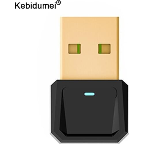 Kebidumei USB Bluetooth Dongle Adapter 5.0 for PC Computer Speaker Wireless Mouse Bluetooth Music Audio Receiver Transmitter