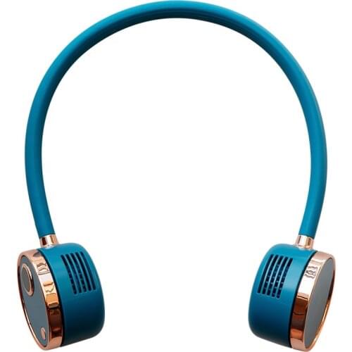 Fan On The Neck Cool And Freshing Air LED Display Large Neckband Fan Hand Free Silent USB Mini Bladeless Portable Fan