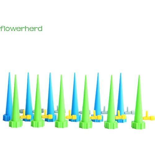 10Pcs Self-Watering SeepagePlant Waterer Bottles Lazy Flower Water Drip Irrigation Flow Device Controller