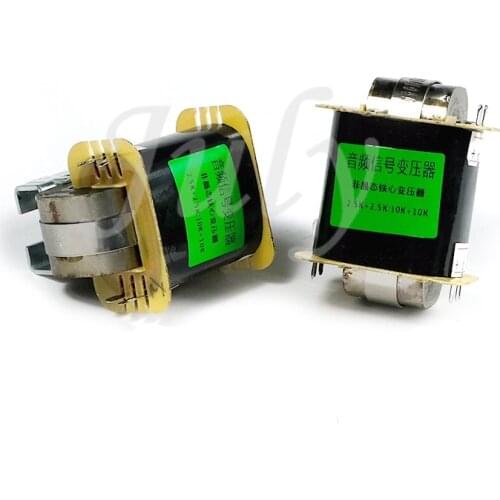 10K: 10K+10K amorphous dual C-type iron core large dynamic signal input transformer, 40mA 90H+90H 5HZ-42KHZ-1DB