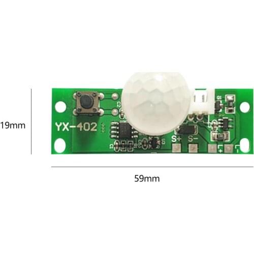 3.7V Automatic Solar Charging Circuit Board Night Light Control Sensor Module Glass Fiber Manufacturing Three Light-on Modes