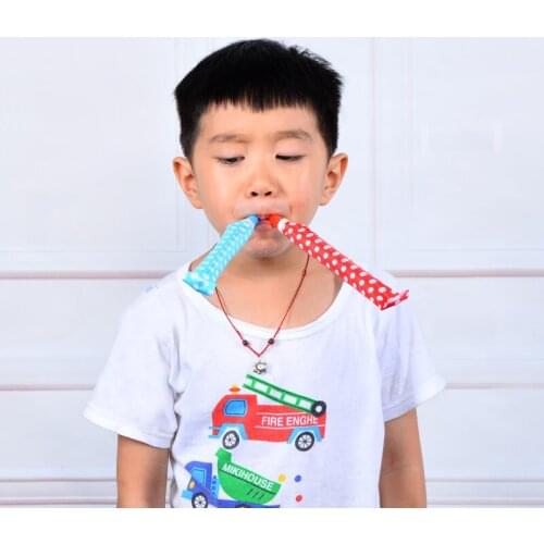 6PCS/BAG Multicolor Party Horns Noisemakers Blow Outs Blowouts Kids Whistles Toys For Birthday Party Favors Wedding Noice Maker