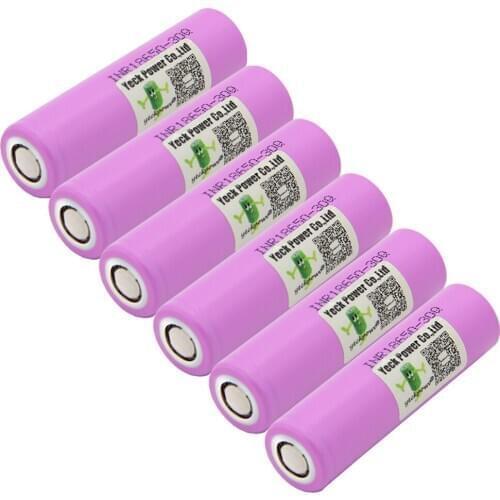 Russian Warehouse Fast delivery INR 18650 Battery 30Q li-ion batteries lithium 3000mah 3.7V 30A high drain 10C rechargeable