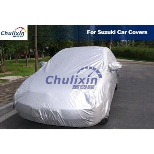 Car Covers Waterproof Sun UV Dust Rain Resistant Protection Gray for Suzuki Swifts Alto S-CROSS Dipper Landy LIANA Grand Vitara
