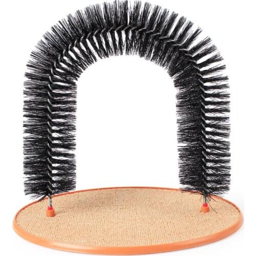 Pet Cat Massage Combs Arch Hair Grooming Scratcher Toy Massage Scratching Pet Cat Scratches Hair Cleaning Brush Relieve Itching