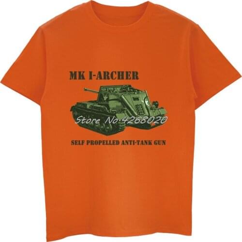 New Summer Cool T-shirt Mk I Archer Wwii Tshirt Men Cotton Short Sleeve Shirt Hip Hop Tees Tops Harajuku Fitness Streetwear