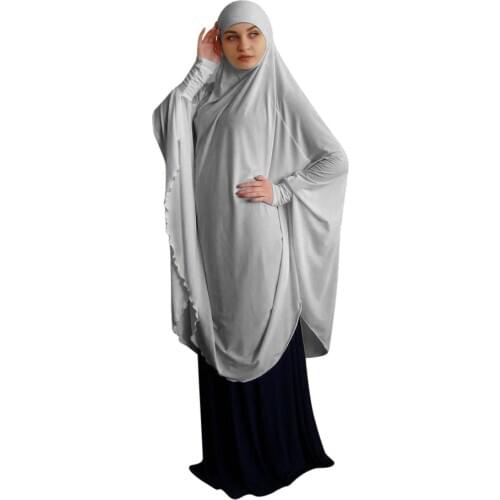 Islamic Ramadan Muslim Hijab Long Khimar Women Formal Prayer Garment Niqab Turkey Namaz Burka Musulman Jurken Jilbab Djellaba