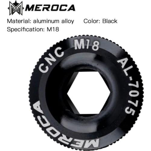 M18/M19/M20 Aluminum Alloy Bicycle Bottom Bracket CNC Crankset Nut Crank Cover Crankset Screws Crank Arm Fixing Bolt Crank Bolt