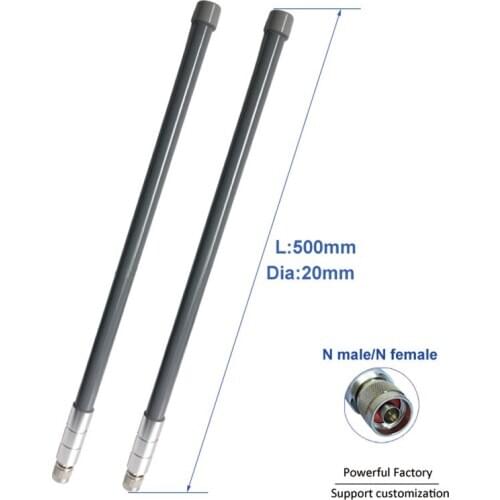 8dbi High Gain 433Mhz Outdoor Aerial 420-470Mhz Omni Fiberglass Antenna With N Male Connector 1pcs