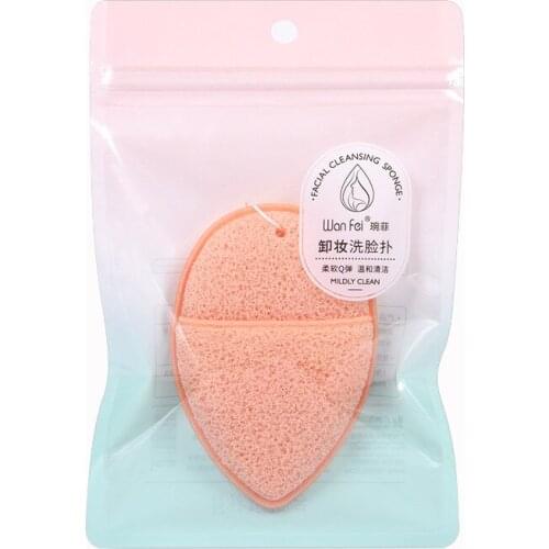 6 Colors Natural Konjac cosmetic puff Facial sponge Face Cleanse Washing Facial Care Face Powder Makeup Tools