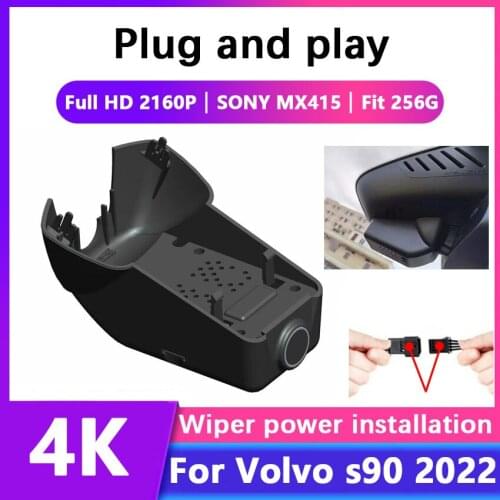New! 4K Plug and play Car DVR Wifi Video Recorder Dash Cam Camera High quality driving recorder Full HD 2160P For Volvo s90 2022