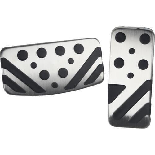 Car Clutch Brake Accelerator Pedal Foot Rest Pedals Covers For Mitsubishi PAJERO Eclipse RVR Cross Car Styling