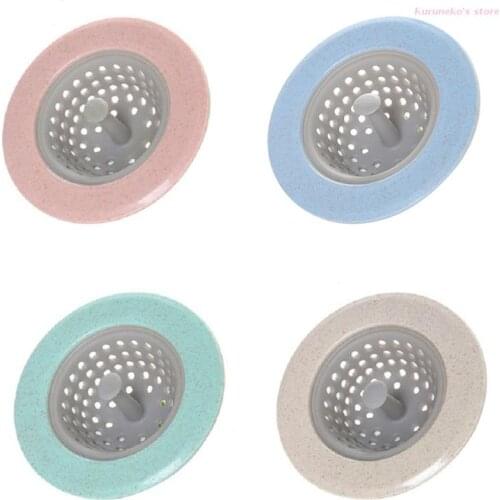 HX6D Portable Silicone Sink Strainer Hair Stopper Plug Sink Filter Floor Drain Cover
