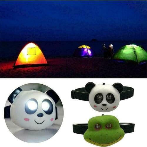 Lovely Child LED headlight AAA Battery animal shape cute headlamp Flashlight on head for boy girl Camping Kids creative gift