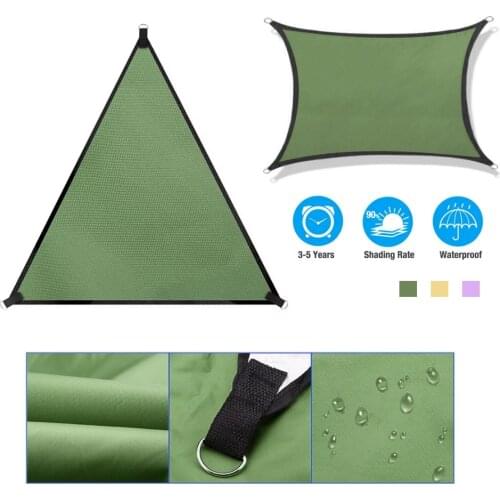 Shade Awning Canopy Waterproof Tarp Tent Anti-Ultraviolet Tourist Sun Shade Sail Outdoor Garden Beach Camping Pergolas Canopy