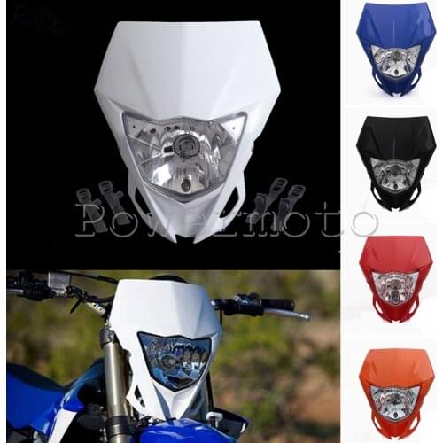 Unviersal Enduro Headlight 12V 35W HS1 Bulb Headlamp for Yamaha WR250F WR450F YZ85 125 450F 250F TT-R Supermoto Head Light Lamps