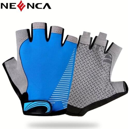 NEENCA Cycling Gloves Bicycle Gloves Cycling Gloves Mountain Anti Slip Shock Absorbing Breathable Half Finger Bike Sport Gloves