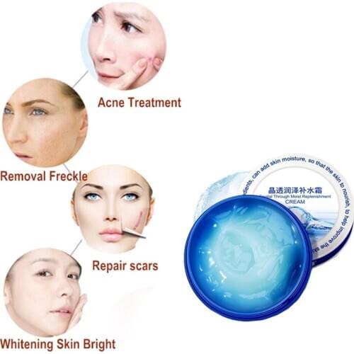 Jelly Hyaluronic Acid Face Cream Whitening Moisturizing Repair Day Cream Firming Lift Anti Fine Lines Facial Cream Ageless Care