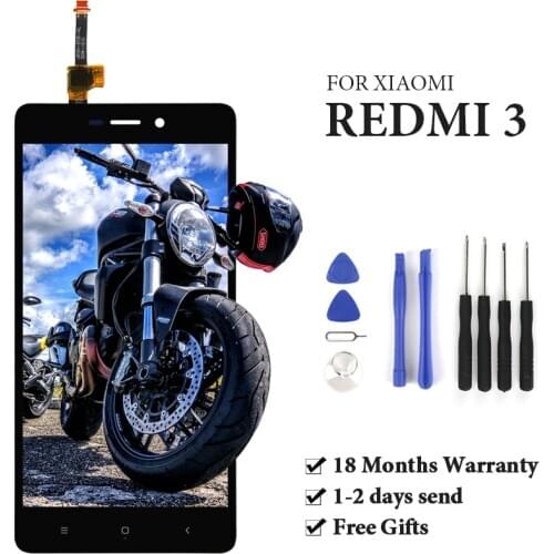 Grade For Xiaomi Redmi 3 LCD Display With Touch Screen With Frame Assembly Replace For Xiaomi Redmi 3 LCD