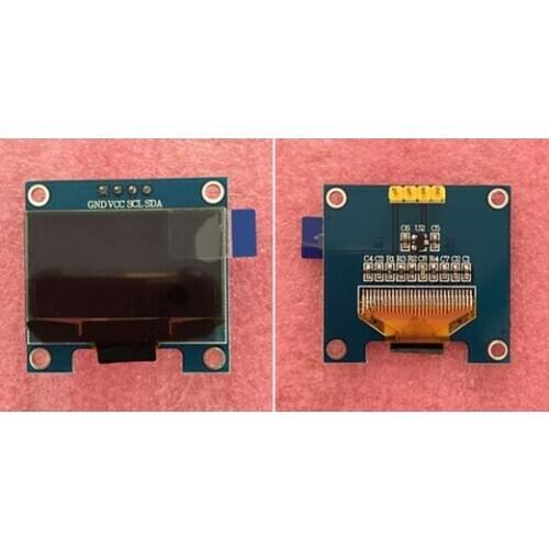 1.3 inch 4PIN White OLED Screen Module SSD1306 Drive IC 128*64 IIC Interface 3.3-5V (Ver. A)