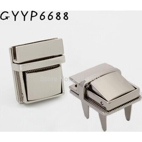1-5set 28x25mm metal clasp metal clasp press lock for bag hanger purse flip lock Leather Accessories handmade clasp handmade