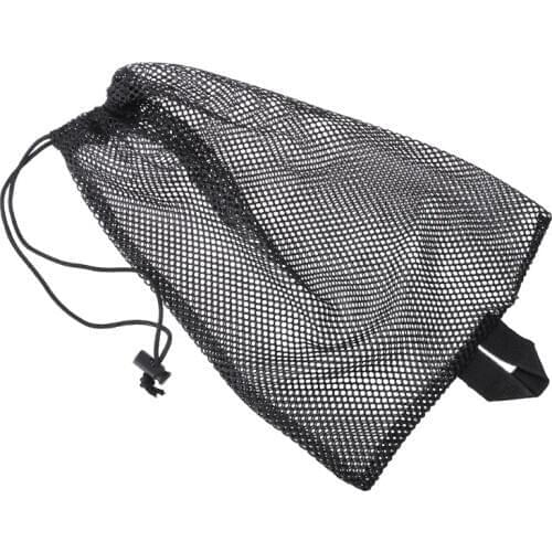 1pc Quick Dry Swim Dive Net Bag Drawstring Type Water Sport Snorkel Flippers Storage