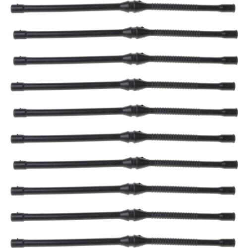 10X Black Fuel Hose Pipe For Chinese Chainsaw 4500 5200 5800 45cc 52cc MT-9999 E7CD