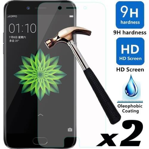 2pcs/lot Tempered Glass Screen Protector For Oppo A77 Explosion-proof Anti Scratch Protective Front Guard Films For Oppo A77