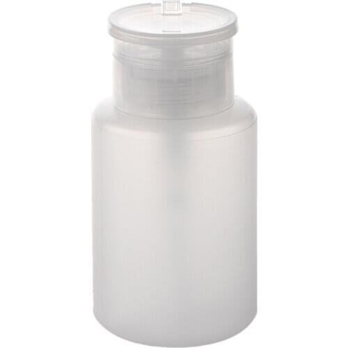 2X Nail Art Polish Remover Cleanser Dispenser Empty Container Acetone Pump Bottle