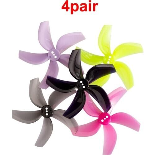 4pair GEMFAN Cinewhoop D63 5-Blade Propeller High Efficiency Low Noise CW CCW Prop Hole 1.5mm for Beta95X V3 RC FPV Ducted Drone