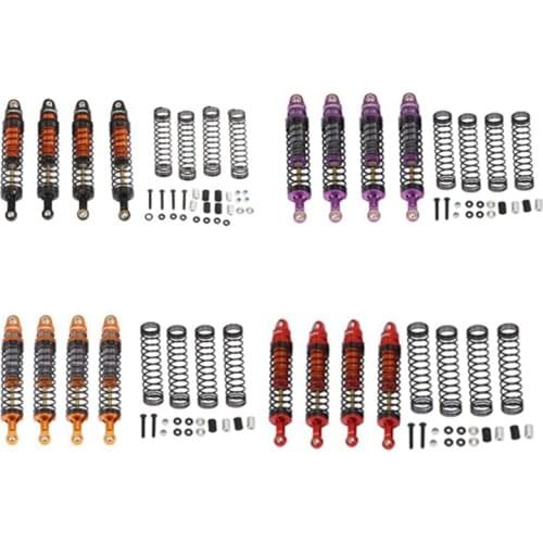 4Pcs 105mm Metal Shock Absorbers Damper for 1/10 RC Crawler Axial Wraith RR10 SCX10 TRAXXAS TRX4 Upgrade Parts