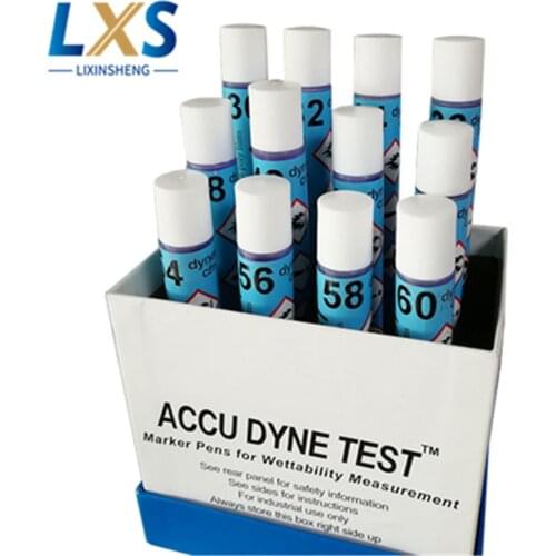 American ACCU 30-60 Dyne Test Marker Pens Surface Wet Force Test Pen For Plastic Film Test