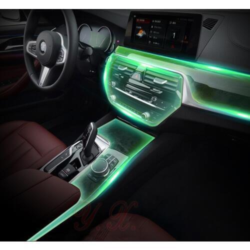 Car Sticker For BMW transparent TPU Protective Film stickers for BMW G30 New 5 series 528Li 530li 540 Interior accessories