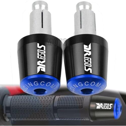 7/8 22mm CNC Motorcycle Accessories Handlebar Grips Handle Bar Cap End Plugs FOR Suzuki DR 650 S DR650S 2016 2017 2018 2019 2020