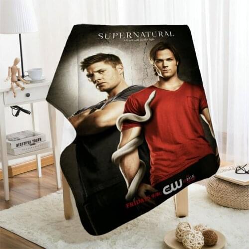 Musife Custom Supernatural Flannel Blanket Design Your own Blanket Flannel Blankets for Sofa DIY Dropshipping